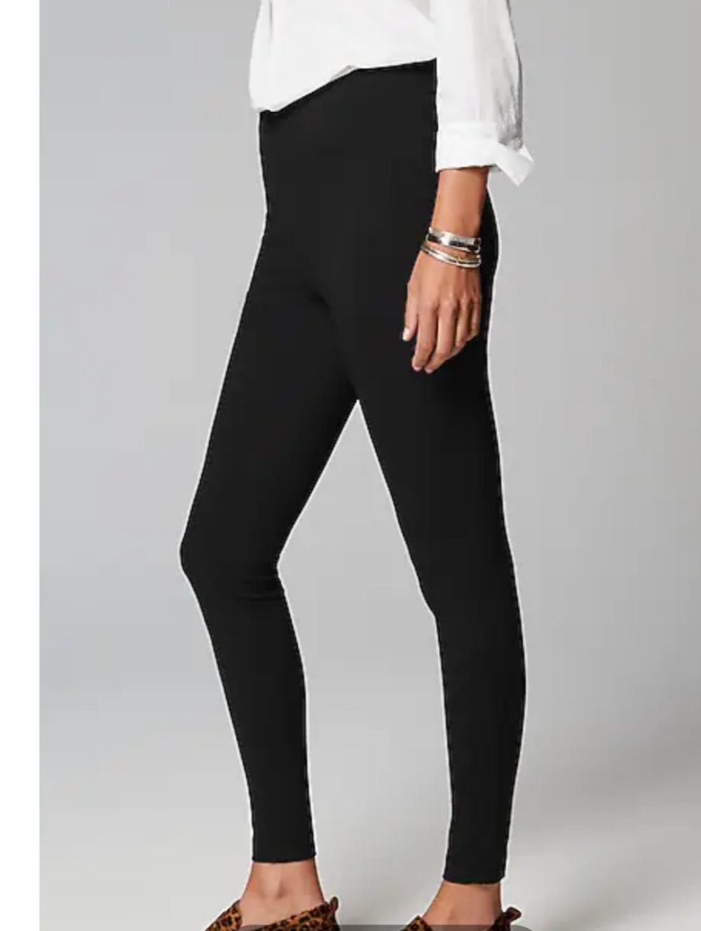 J. Jill Smoothing Ponte Leggings Size L Petite - Picture 4 of 11